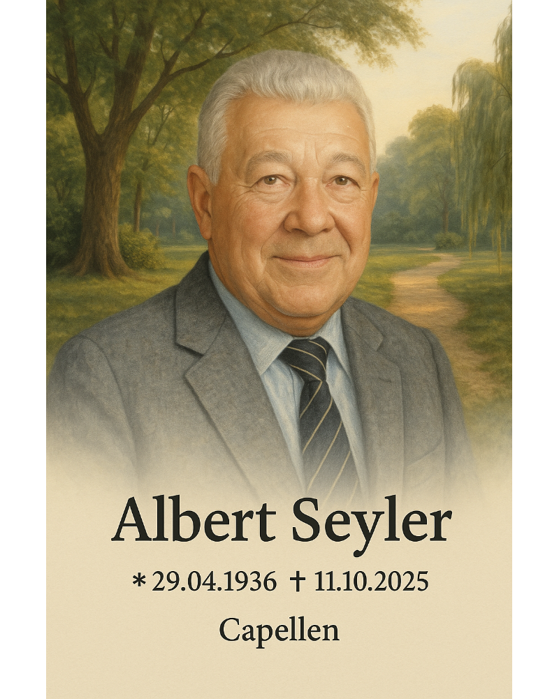 Traueranzeige für Albert Seyler