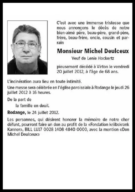 Traueranzeige für Michel Deulceux