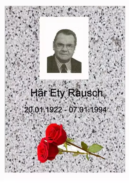 Traueranzeige für Ety Rausch
