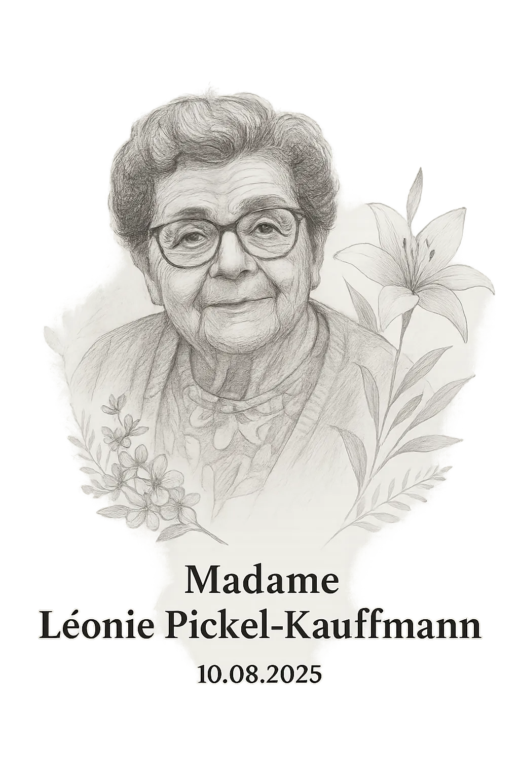 Traueranzeige für Léonie Pickel-Kauffmann