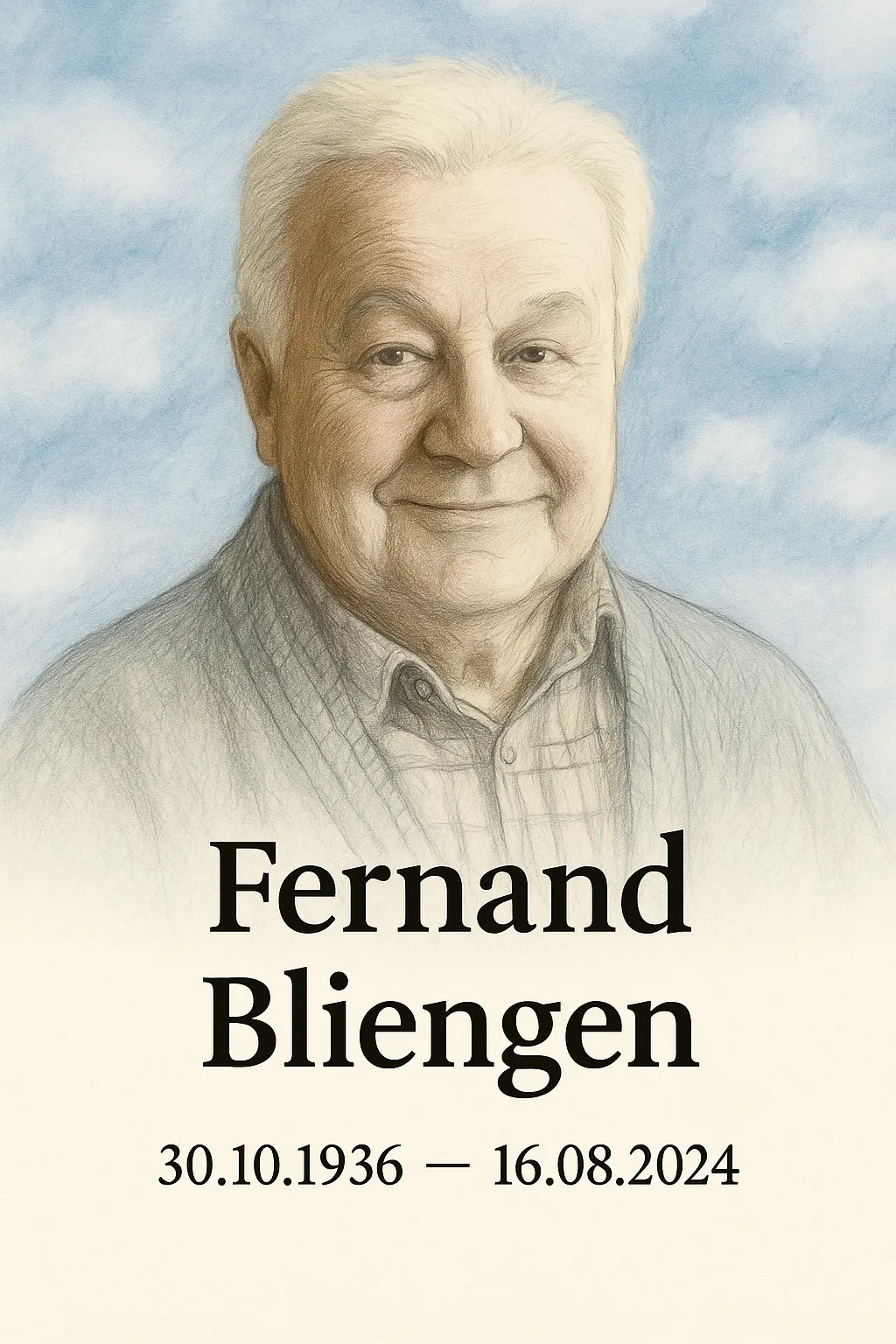 Traueranzeige für Fernand Bliengen