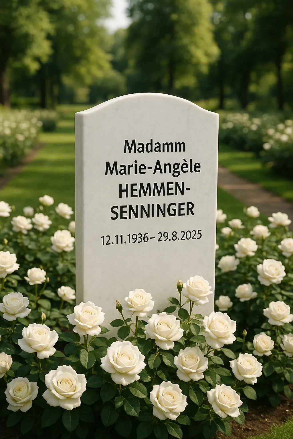 Traueranzeige für Marie-Angèle Hemmen-Senninger