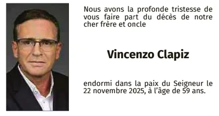 Traueranzeige für Vincenzo Clapiz