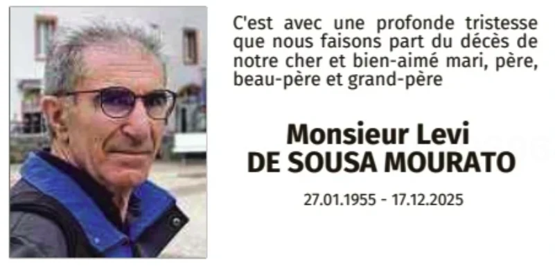 Traueranzeige für Levi De Sousa Mourato