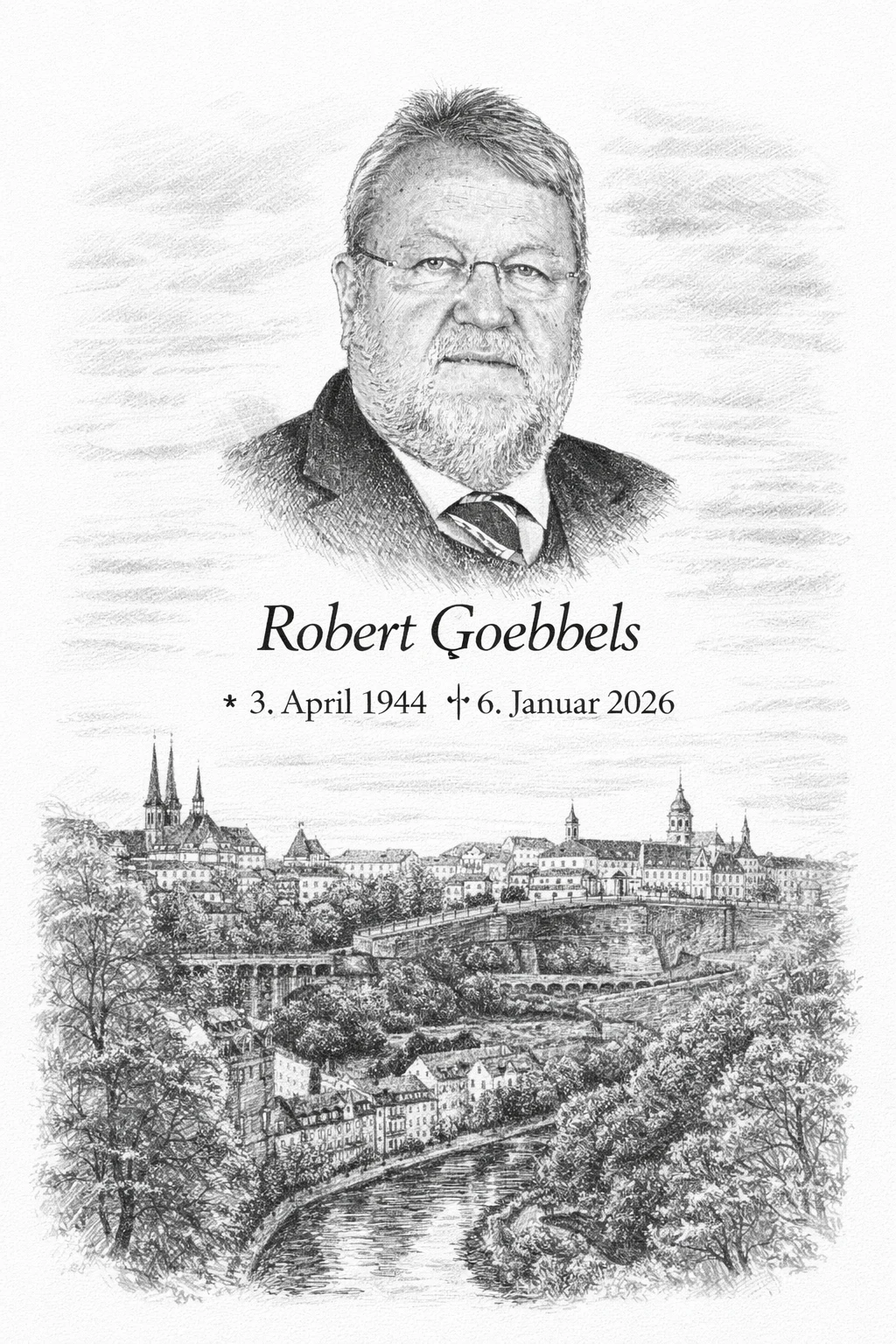 Traueranzeige für Robert Goebbels
