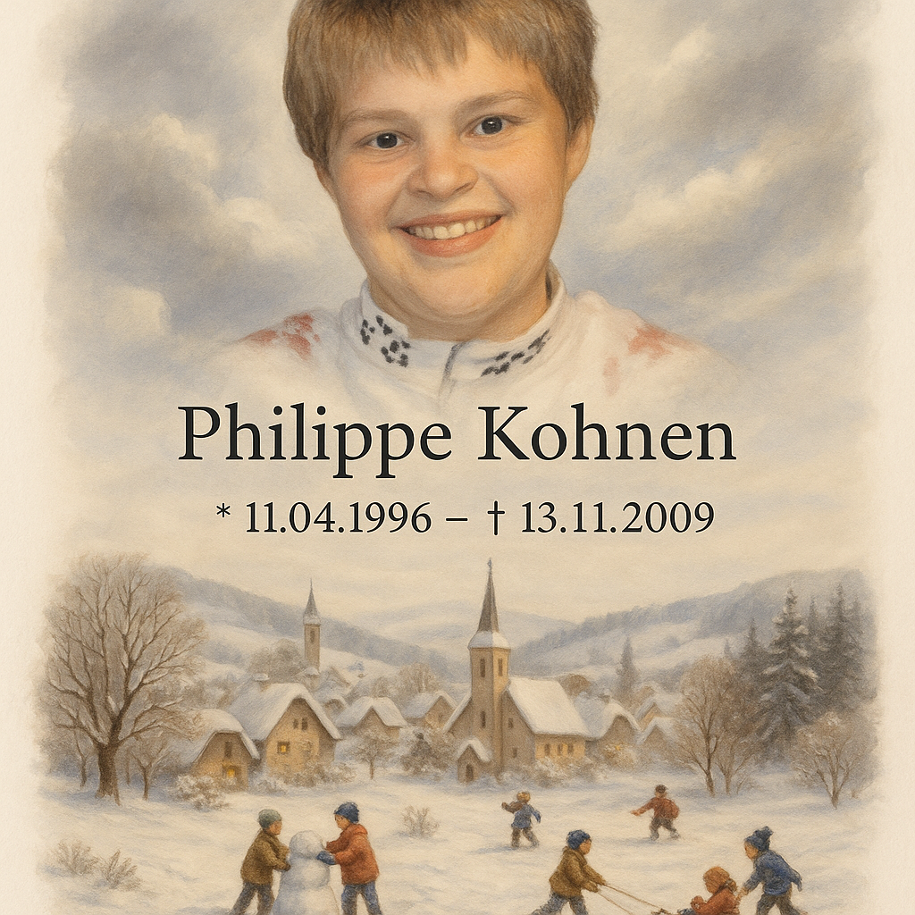 Traueranzeige für Philippe Kohnen